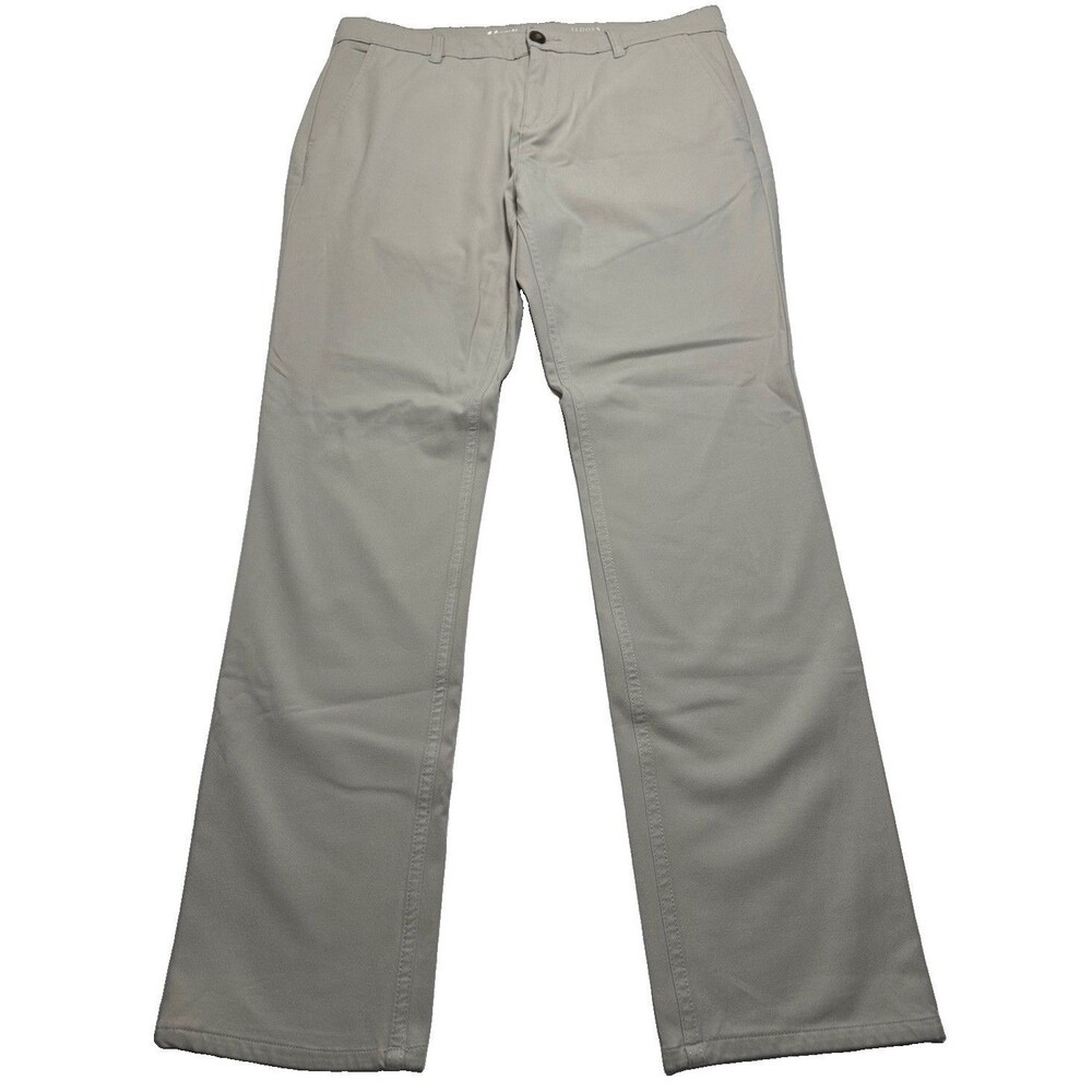 Men's Mugsy Teddys Chino Pants Size 38 x 32 Light Khaki #K6PNLK